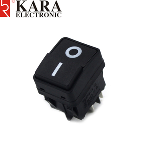 16A 125/250VAC IP55 T125 1E4 Waterproof Rocker Switch with Screw Terminals