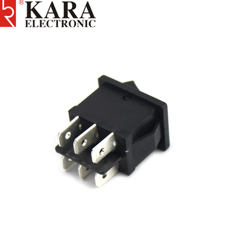 Dpdt ON ON Rocker Switch 19*13 with 0.8mm Terminal