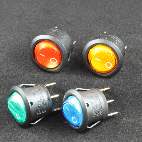 Switch Manufacturer Round Rocker Switch 3pins 2positions On-off Mini Electrical Led Boat Switch