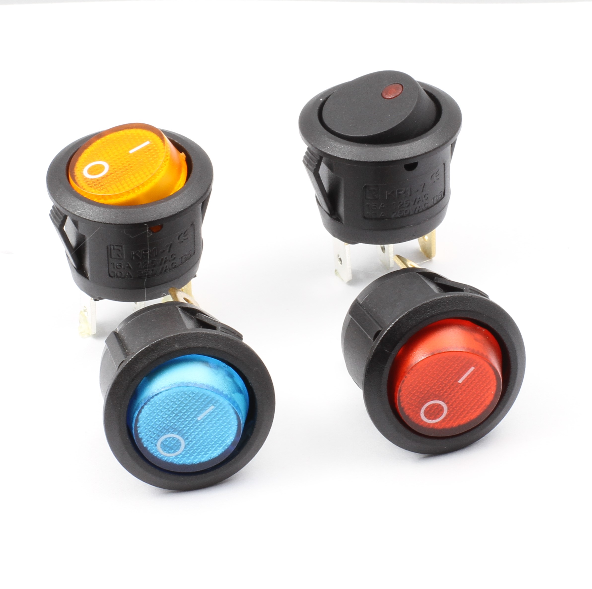 Switch Manufacturer Round Rocker Switch 3pins 2positions On-off Mini Electrical Led Boat Switch