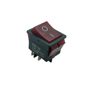 High ratings IP55 standard 2HP Double Pole On Off Rocker Switch